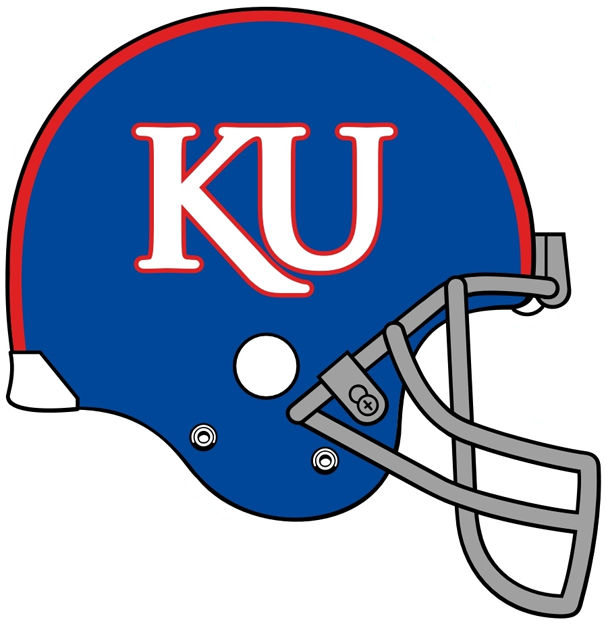 Kansas Jayhawks 2007-2009 Helmet iron on paper